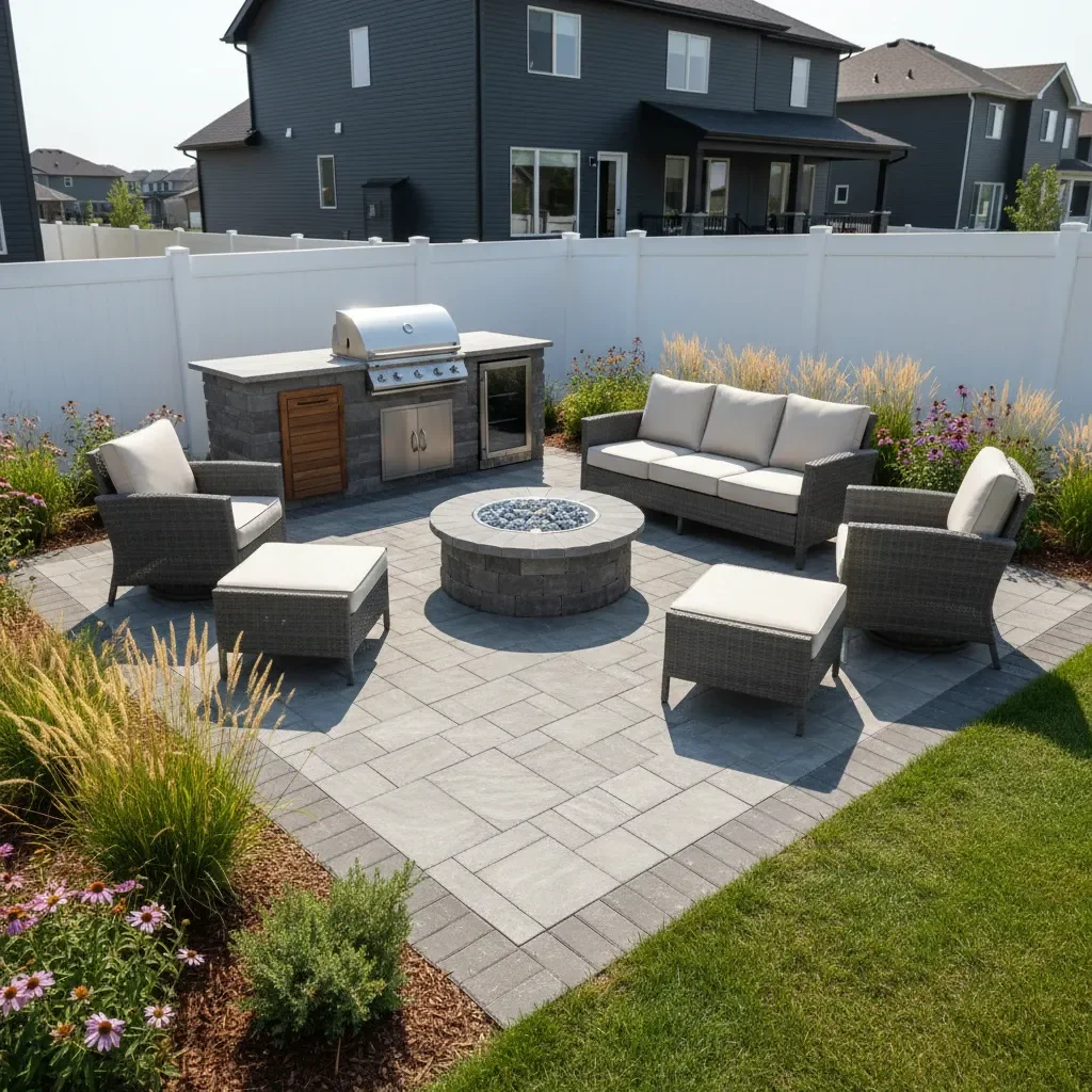 Professional Landscape designer by Meadows Landscaping Airdrie in Airdrie